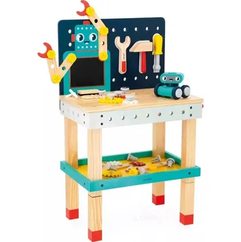 Hračka Janod Dřevěná dětská dílna a nářadí 60 ks BricoKids