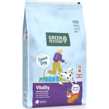 Krmivo pro psa 2x7,5kg Green Petfood Dog Vitality s hmyzem - výhodné balení