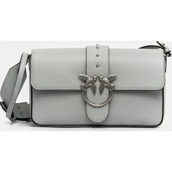 Kožená kabelka Pinko 104524.A0QO šedá 90X, vel. ONE SIZE