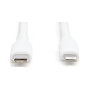 Datový kabel Digitus USB-C Silicone charging cable, USB-A - USB-C 2m, USB 2.0, 60W, black