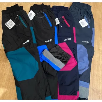 Dívčí kalhoty WOLF Dětské oteplováky pro holky i kluky Barva: Zelená, Velikost: 104