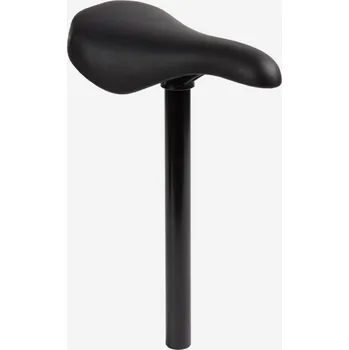 Sedlo na kolo BTWIN Sedlo BMX se sedlovkou černé ČERNÁ