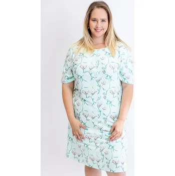 Dámské noční prádlo Benter Noční košile INNA [46763] Barva: Tmavě růžová, Velikost: 3XL