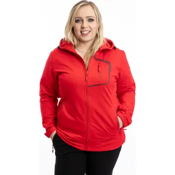 Dámská mikina Temster Dámská sportovní mikina MALIA [23250] Barva: Červená, Velikost: 5XL