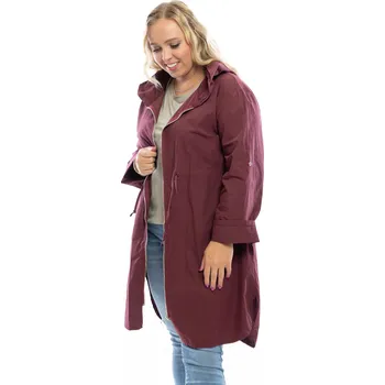 Italy fashion Dámská parka CONIE Barva: Vínová, Velikost: UNI: S-XL