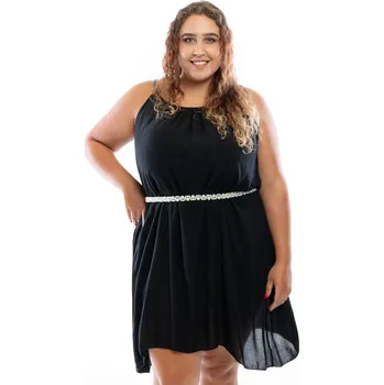 Dámské šaty Italy fashion Letní šaty OLIVIA Barva: Černá, Velikost: UNI: XL-4XL