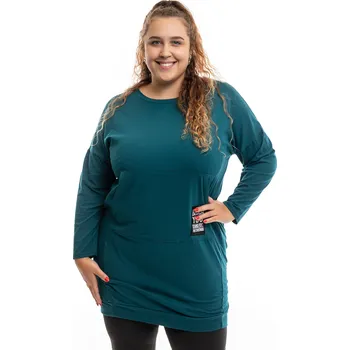 Dámské šaty Italy fashion Šaty LEVIA Barva: Petrolejová, Velikost: UNI: L-2XL