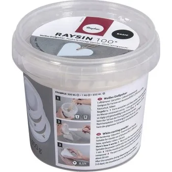 Sádra Rayher GmbH Rayher Raysin 100 – odlévací prášek (modelářská sádra), 400 g