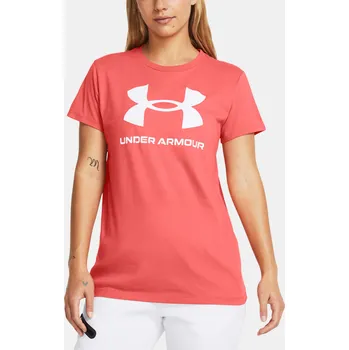 Dámské oblečení Dámské tričko Under Armour UA W SPORTSTYLE LOGO SS 1356305-811 Růžová XL
