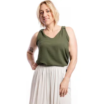 Italy fashion Dámské tílko NOIRA Barva: Khaki, Velikost: UNI: M-L