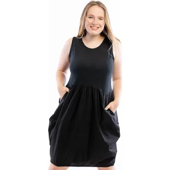 Dámské šaty Italy fashion Letní šaty MARLA Barva: Černá, Velikost: UNI: L-2XL