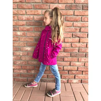 Wolf Holčičí Hvězdná Softshellová bunda Barva: Modrá, Velikost: 104/110