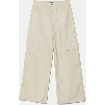 Dětská móda Dětské kalhoty United Colors of Benetton 4L2VCE040.G.Seasonal béžová 12X, vel. 122