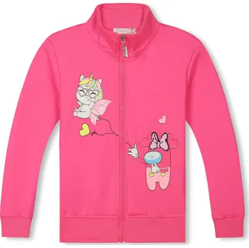 Dívčí mikina KUGO Holčičí Mikina Barva: Růžová, Velikost: 122