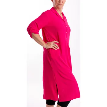 Dámské šaty Italy fashion Dlouhé šaty INRY Barva: Růžová, Velikost: UNI - L-2XL