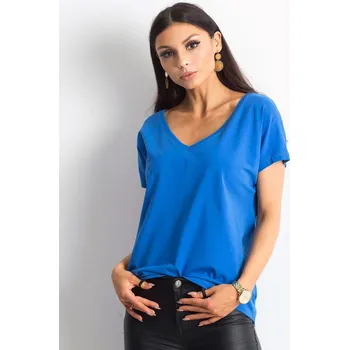 Dámské tmavě modré tričko RV-TS-4832.10P-dark blue Velikost: S