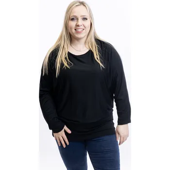 Italy fashion Dámské tričko CALI Barva: Černá, Velikost: UNI: XL-4XL