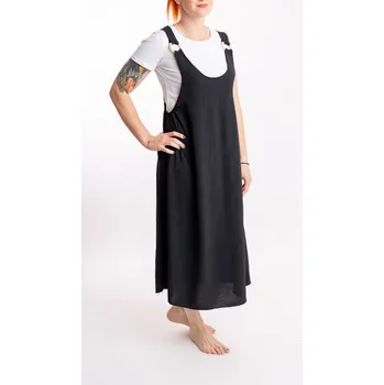 Dámské šaty Italy fashion Dlouhé šaty WOOD mini Barva: Černá, Velikost: UNI - M-XL