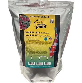 Technika k zahradnímu jezírku HealthyPond Dvoubarevné pelety 5mm, 5L - Healthy pond