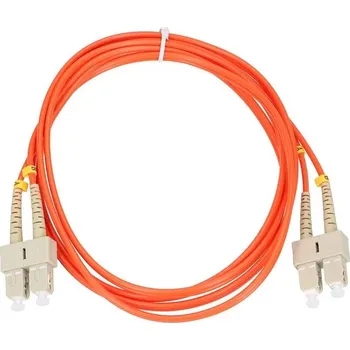 Síťový kabel Extralink SC/UPC-SC/UPC | Patchcord | Multimodový, Duplex, 50/125, 3mm, 2m