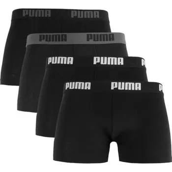 Boxerky Pánské boxerky Puma Basic 4pak černé 938198 01 m