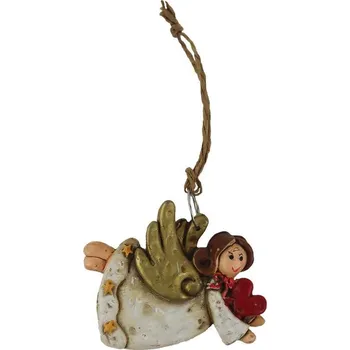 Vánoce Vánoční dekorace k zavěšení andílek X6385/2