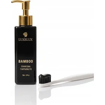 zubní pasta LUXELUX Zubní pasta s bambusovým uhlím, Bělící, Osvěžující, 150 g