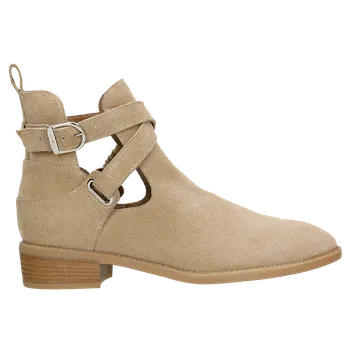 Dámské polobotky Béžové Kotníkové Boty S Výřezy Wojas 5524864 38