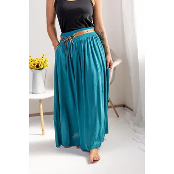 Dámská sukně Italy fashion Kovbojská sukně RYBANA Barva: Petrolejová, Velikost: UNI - M-XL