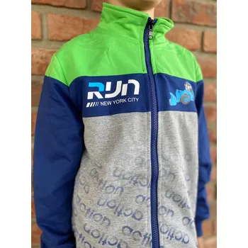 Chlapecká mikina Kugo Klučičí mikina Traktor (malá řada) Barva: Tmavomodrý vršek, Velikost: 104