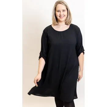 Dámské šaty Italy fashion Šaty PATRICIA Barva: Černá, Velikost: UNI: 2XL-5XL