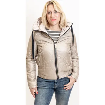 Pánská větrovka Italy fashion Přechodová bunda LOS ANGELES Barva: Krémová, Velikost: XL