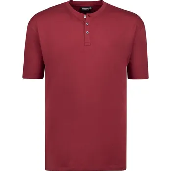 Pánské tričko ADAMO tričko pánské 139011 nadměrné velikosti bordó 10XL