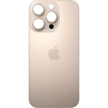 Zadní kryt Apple iPhone 16 Pro Gold zlatý větší otvor pro sklíčko kamery originál kvalita