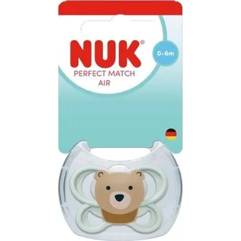 dudlíky NUK Perfect Match AIR dudlík 0-6m 1ks mix barev