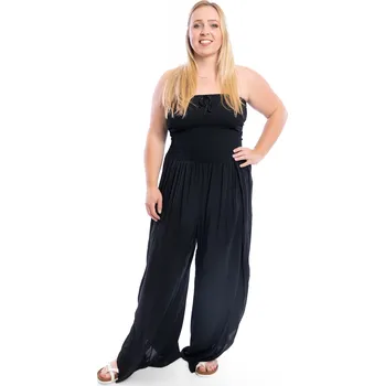 Dámský overall Italy fashion Dámský letní overal BRITNEY Barva: Černá, Velikost: UNI: M-XL