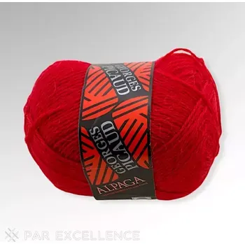 Příze Alpaková pletací příze červená