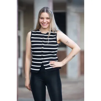 Dámská vesta M.B.21 Elegantní dámská vesta SABINE Barva: Černá, Velikost: UNI: S-L