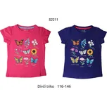 WOLF Tričko s krátkým rukávem Barva: Růžová, Velikost: 128