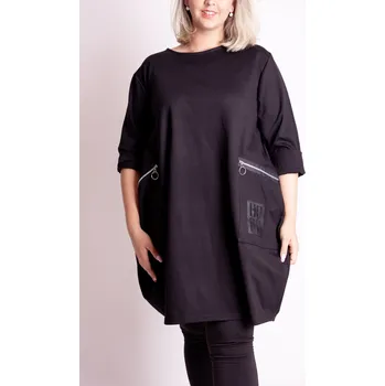Dámské šaty Italy fashion Šaty HOPE Barva: Černá, Velikost: UNI - XL-4XL