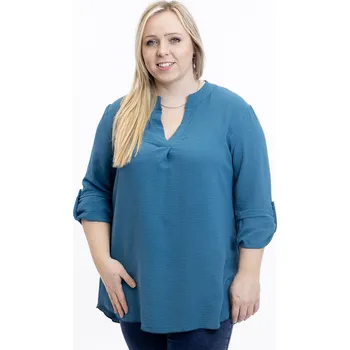 Dámská košile Italy fashion Košile EYVA Barva: Petrolejová, Velikost: UNI: M-XL