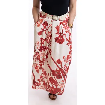 Dámská sukně Italy fashion Dlouhá sukně ISABELA Barva: Červená, Velikost: UNI: S-menší L