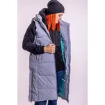 Temster Dlouhá zimní vesta LA MAYOR [23948] Barva: Šedá, Velikost: 2XL
