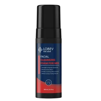 LOBEY Čisticí pěna na obličej pro muže 150 ml