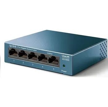 Switch BAZAR - TP-Link LiteWave switch LS105G (5xGbE, fanless) - poškozený obal, LS105G//BAZAR