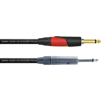 Příslušenství ke zvukové technice Cordial Ecocord PP-SILENT 3 m Rovný - Rovný Nástrojový kabel (Jako nové)