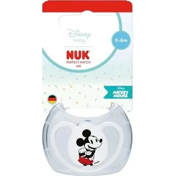 dudlíky NUK Perfect Match AIR dudlík DISNEY Mickey 0-6 měsíců 1ks