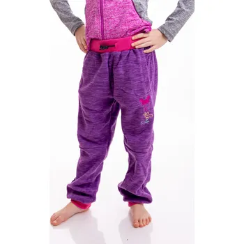 KUGO fleesové tepláky pro holky [FM8882] Barva: Růžová, Velikost: 116