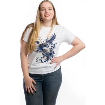 Italy fashion Dámské tričko FÉNIX Barva: Tmavě modrá, Velikost: UNI: M-XL