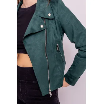 Dámská casual bunda Italy fashion Bunda SMARAGD Barva: Zelená, Velikost: L